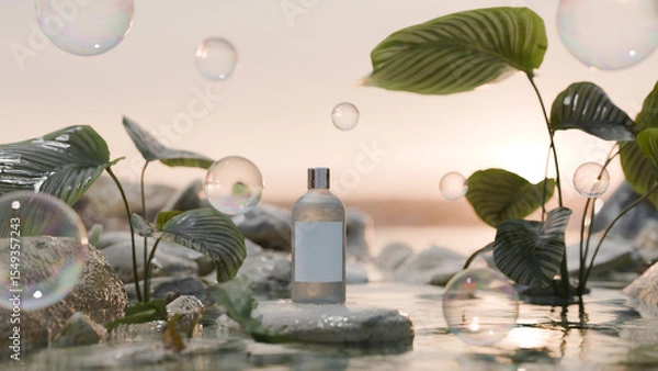 Obraz Cosmetic Bottle Mockup