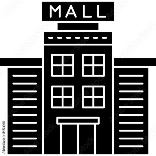 Obraz Shopping Mall Icon