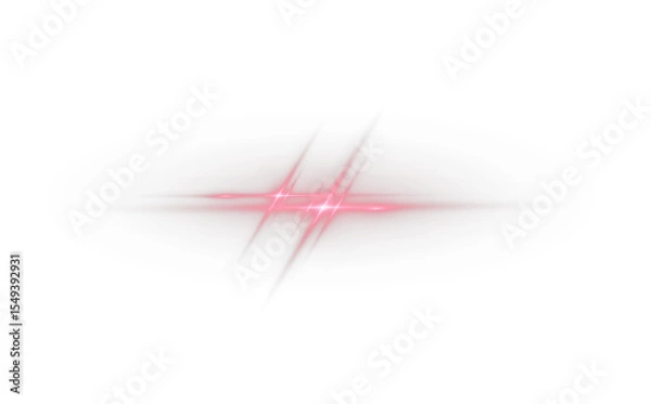Obraz PNG Abstract light explosion with fast energy movement – blue and red vector illustration featuring glowing lens flare effect and dynamic transparent speed lines in futuristic style 