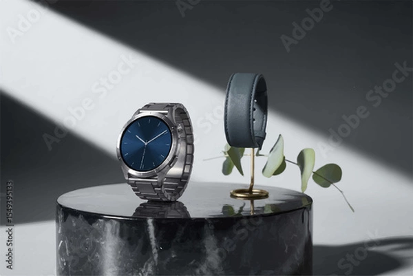 Obraz Elegant Smartwatch and Accessory Display