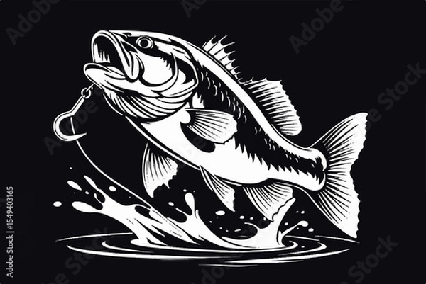 Obraz vector illustration of a fish
