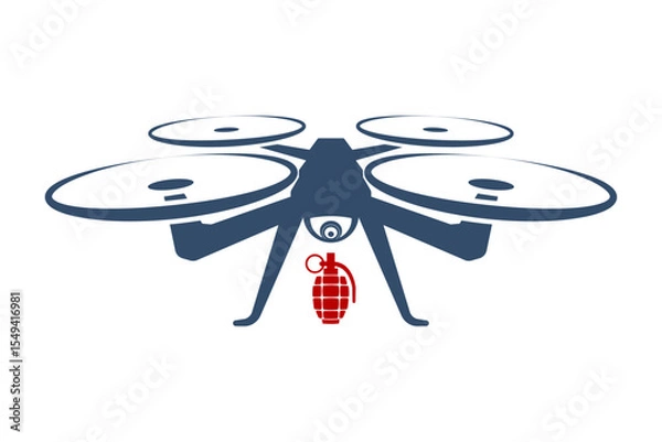 Obraz Grenade dropping drone