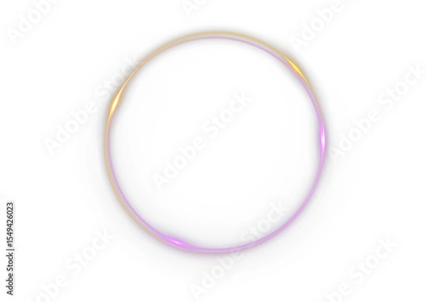 Obraz Abstract glowing spiral wave background – bright neon light swirl with round glow effect, curved vortex motion and circular vector design in futuristic blue banner style for illustration png