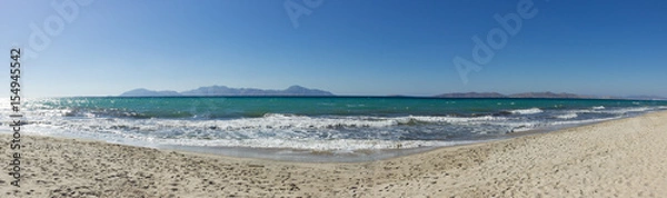 Obraz Panorama ocean with sand beach