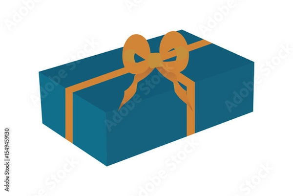 Fototapeta gift box with ribbon bow