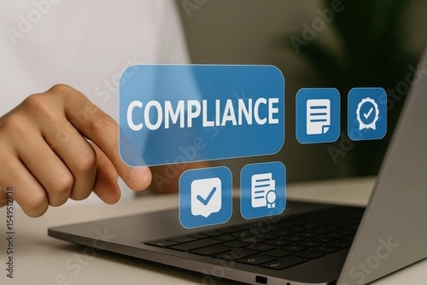 Fototapeta Compliance Management Interface