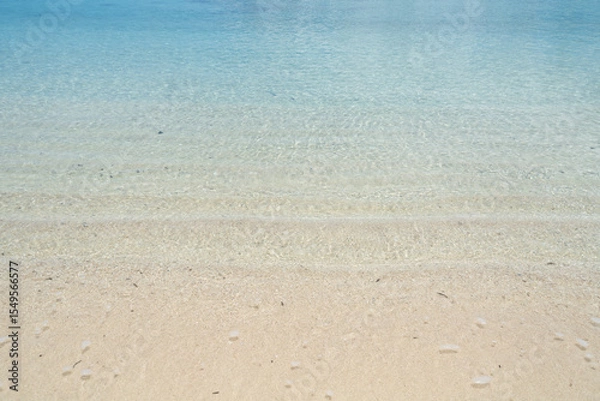 Fototapeta 沖縄の波打ち際