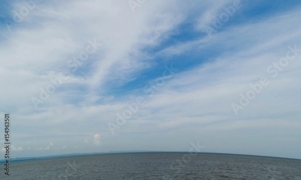 Obraz Bright blue sky background