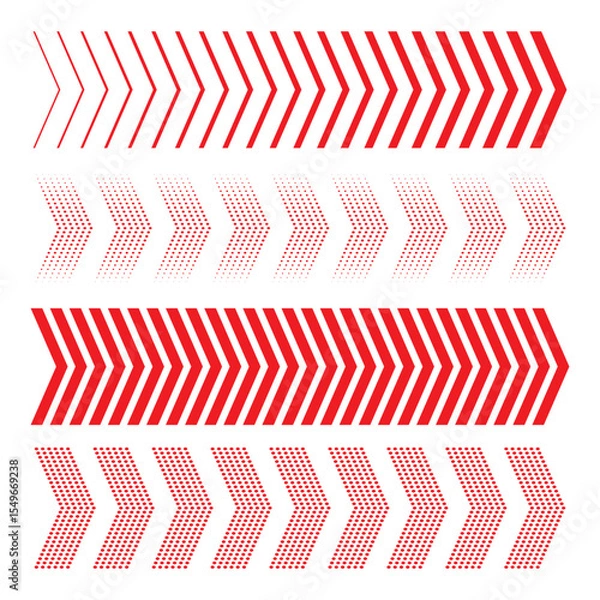 Obraz Sideways Set Linear Signs Collection