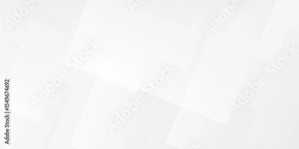 Fototapeta Modern white and gray technology concept diamond triangle geometric line background. white abstract gradient geometric background. white abstract design background template.