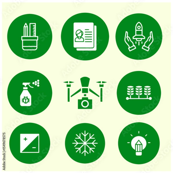 Fototapeta Physics Chemistry  Vector Set 3
