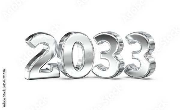 Obraz Metallic Graphic of the Year 2033