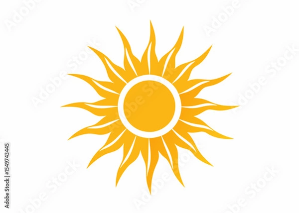 Fototapeta Sunshine Graphic Design Sun, Summer sun in sunglasses sneezing Creative vector cartoon illustration