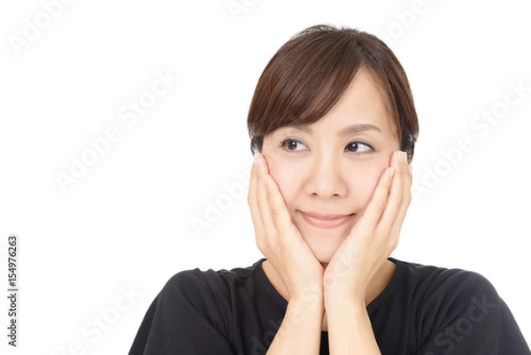 Fototapeta 微笑む女性