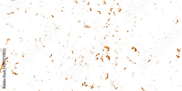 Obraz Abstract gold Foil splatter glitter and confetti Golden stroke on transparent background. zigzag ,ribbon,