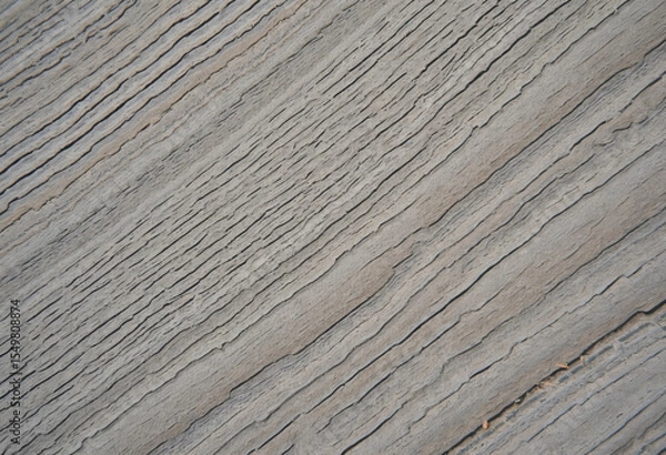 Fototapeta Close-up of natural wooden texture with visible grain, perfect for backgrounds or design elements.