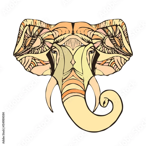 Fototapeta Head Ganesha