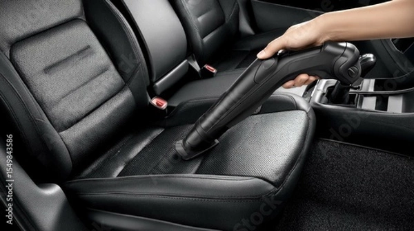 Obraz Car Vacuum Cleaner for Interior Cleaning and Maintenance