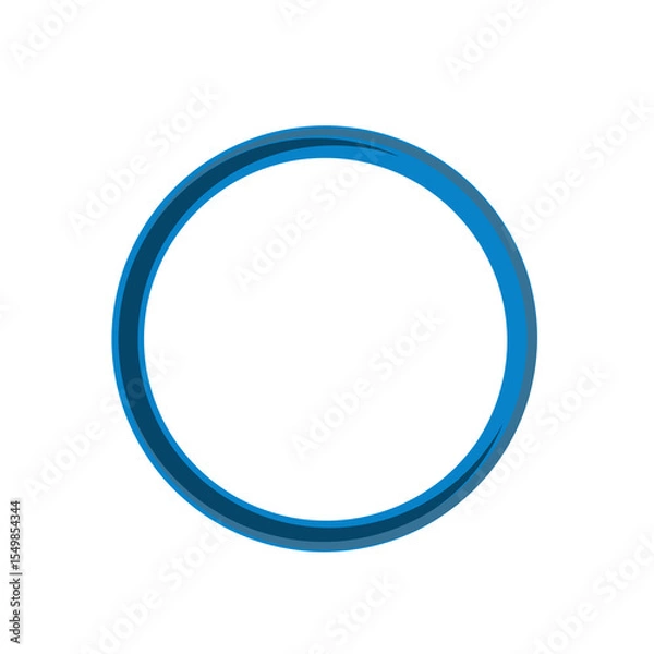 Fototapeta blue circle logo element design grafis