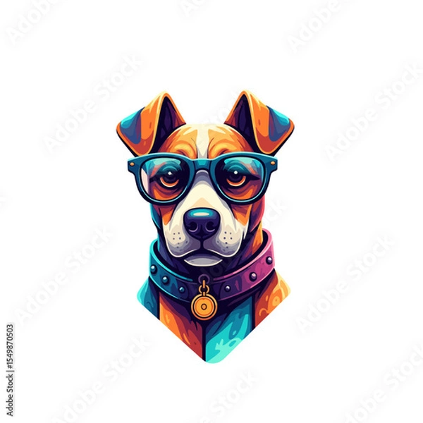 Obraz Cute Dog Icon Very Cool Design