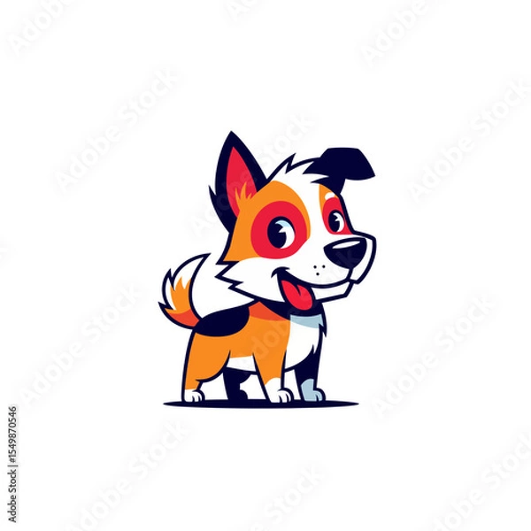 Obraz Cute Dog Icon Very Cool Design