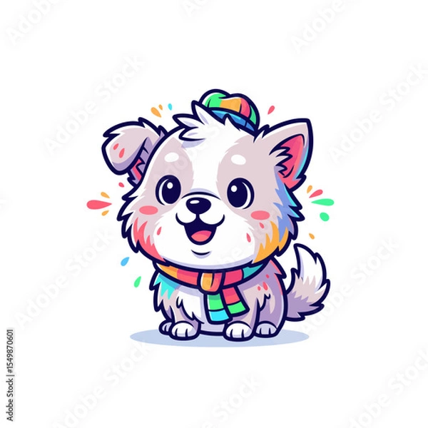 Obraz Cute Dog Icon Very Cool Design