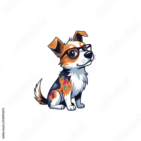 Obraz Cute Dog Icon Very Cool Design