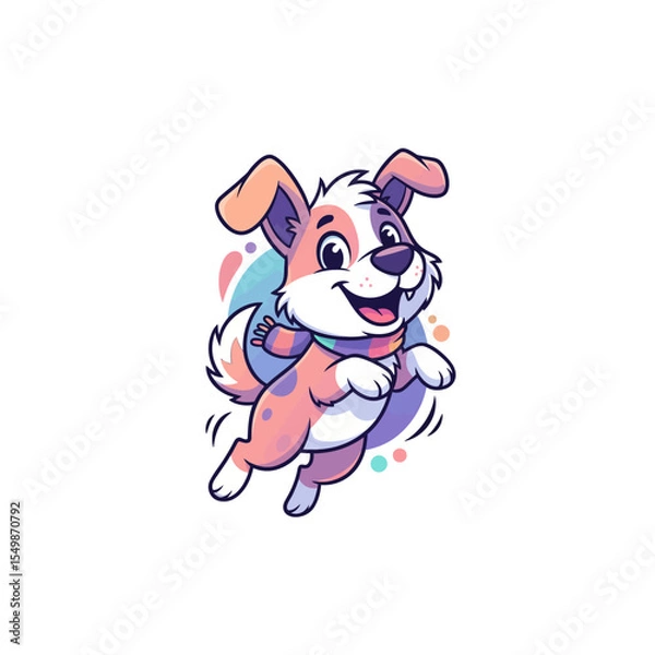 Obraz Cute Dog Icon Very Cool Design