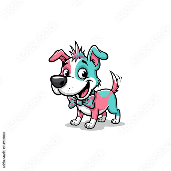 Obraz Cute Dog Icon Very Cool Design