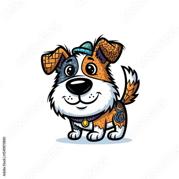Obraz Cute Dog Icon Very Cool Design