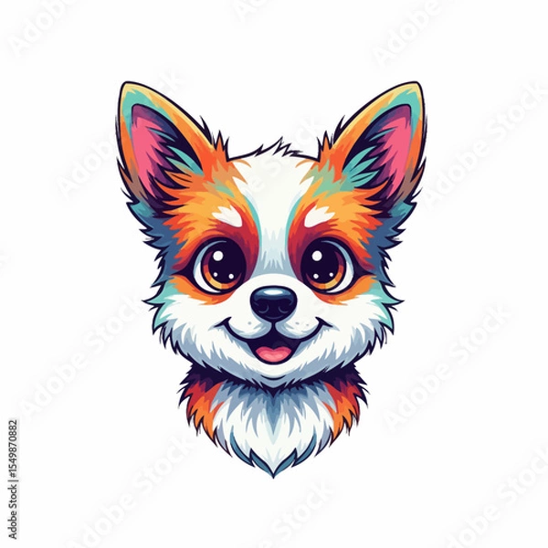 Obraz Cute Dog Icon Very Cool Design