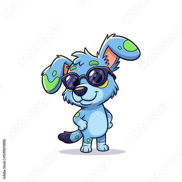 Obraz Cute Dog Icon Very Cool Design