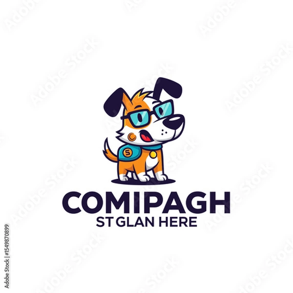 Obraz Cute Dog Icon Very Cool Design