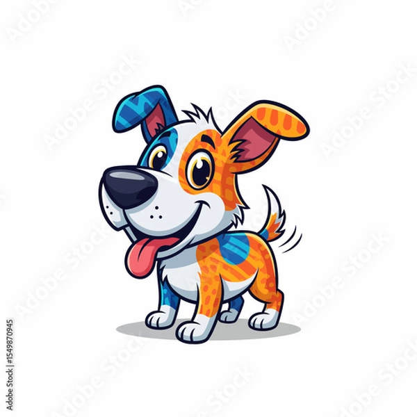 Obraz Cute Dog Icon Very Cool Design