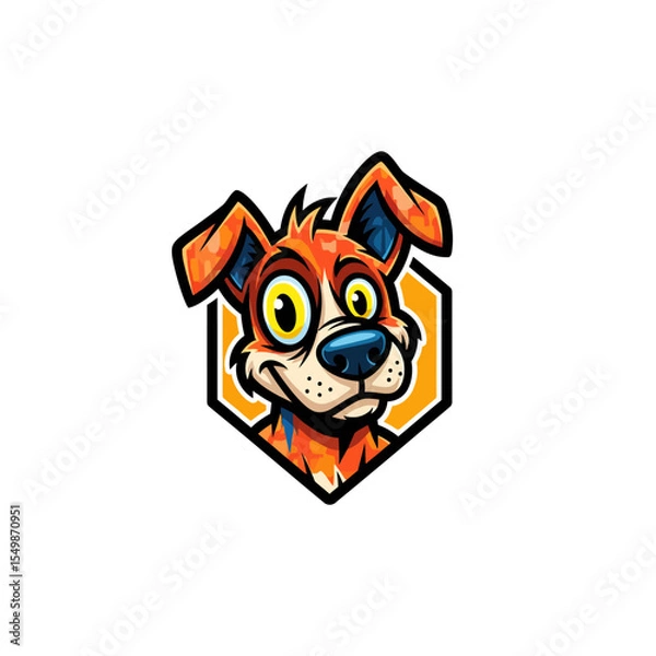 Obraz Cute Dog Icon Very Cool Design