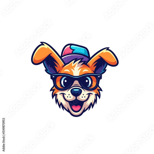 Obraz Cute Dog Icon Very Cool Design