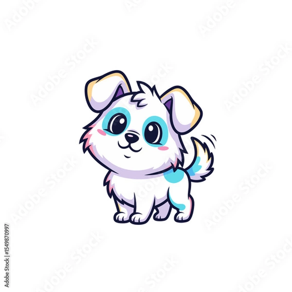 Obraz Cute Dog Icon Very Cool Design