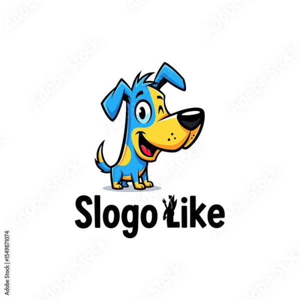 Obraz Cute Dog Icon Very Cool Design