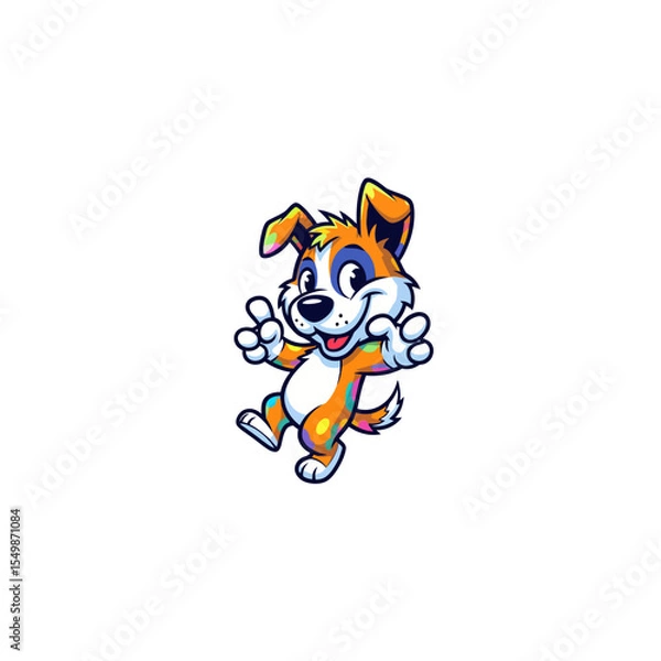 Obraz Cute Dog Icon Very Cool Design