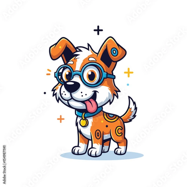Obraz Cute Dog Icon Very Cool Design