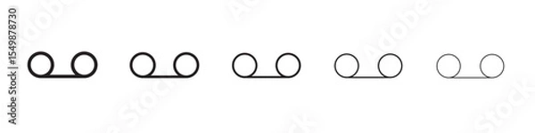 Fototapeta Voice mail icon vector illustration isolated