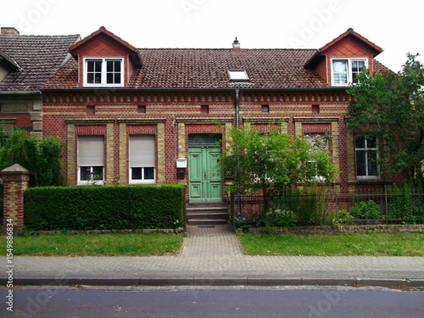 Obraz Backsteingebäude einer Kleinstadt