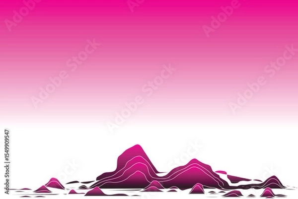 Fototapeta New web and hill background template