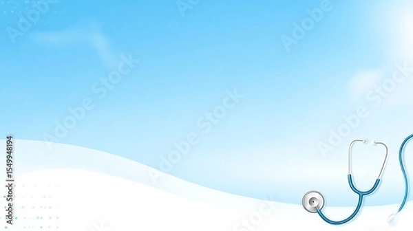 Obraz Clean health and medical background design