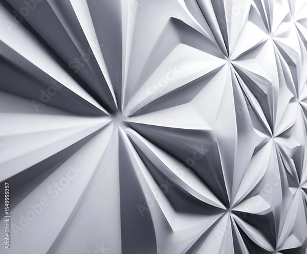 Fototapeta Abstract geometric pattern in shades gray