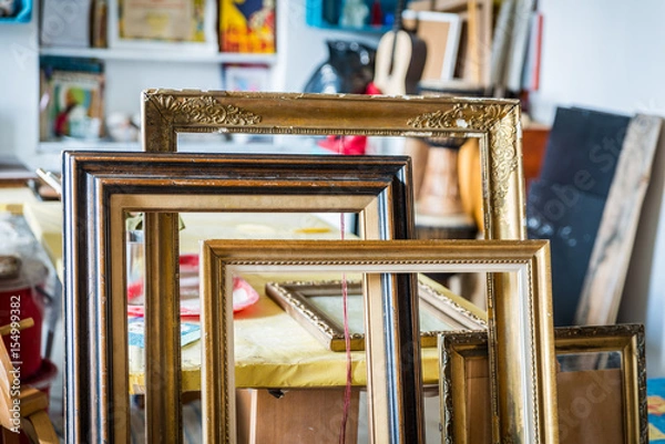 Obraz Old paintings frames