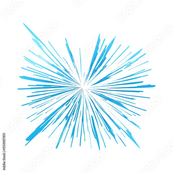 Fototapeta Abstract Rough Circular Line Pattern with Motion Effect on Transparent Background