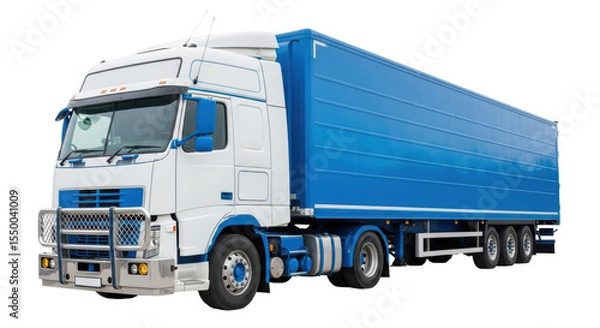 Obraz Isolated Semi-Truck