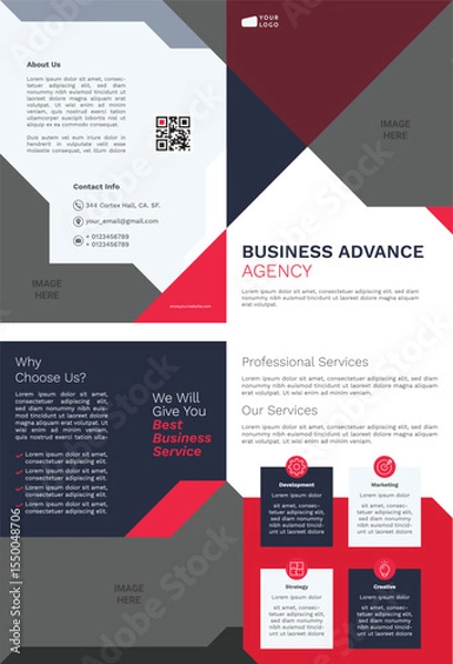 Obraz Modern infographic design template for business presentation vector