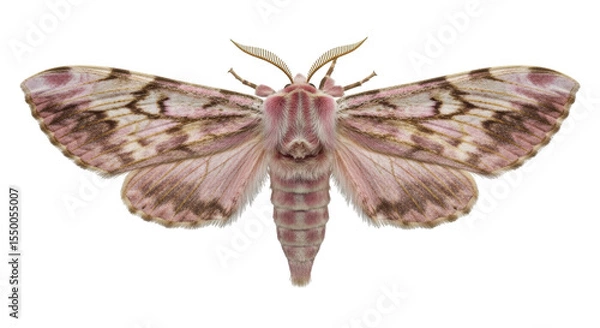 Obraz Isolated Pink Moth